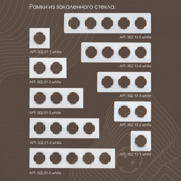 ТВ-розетка без рамки Arte Milano am-202 202.43-1.white-2