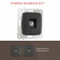 Розетка телефонная RJ-11 без рамки Arte Milano am-205 205.51-1.black