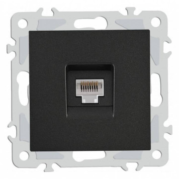 Розетка Ethernet RJ-45 без рамки Arte Milano am-206 206.45-1.black