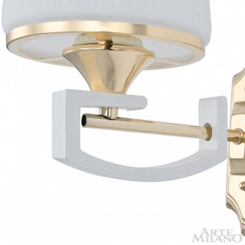 Бра Arte Milano Florentia-2457 302457/1W Wh/Gd-3