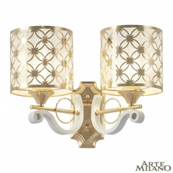 Бра Arte Milano Florentia-3097 303097/2W Wh/Gd-1