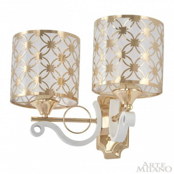 Бра Arte Milano Florentia-3097 303097/2W Wh/Gd-2