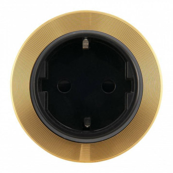 Розетка с заземлением на треке Arte Milano Am-track-sockets-39 397952TS/ES Gold-2