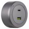 Розетка USB и type C на треке Arte Milano Am-track-sockets-39 399731TS/USB-Type-C Grey
