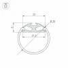 Профиль накладной Arlight Round 23860