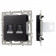Розетка двойная RJ-12 и Ethernet RJ-45, без рамки Arlight SCT 045337