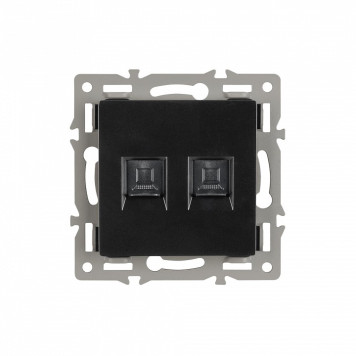Розетка двойная RJ-12 и Ethernet RJ-45, без рамки Arlight SCT 045337-1
