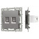 Розетка двойная RJ-12 и Ethernet RJ-45, без рамки Arlight SCT 045338