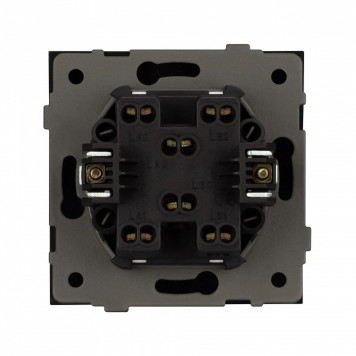 Выключатель проходной двухклавишный без рамки Arlight SWT 054555-2