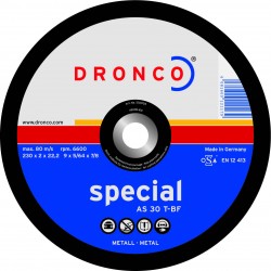 Абразивный отрезной диск Dronco AS 30 T-BF 180х2 (1181055)