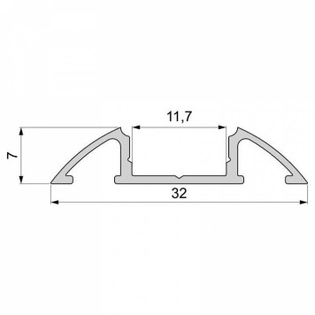 Профиль накладной Deko-Light AM-01-10 970305-1