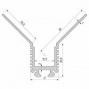 Профиль накладной Deko-Light EV-03-10 975460