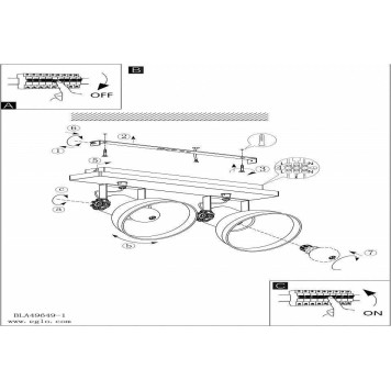Спот Eglo ПРОМО Barnstaple 49649-1