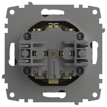 Розетка с заземлением, без рамки Elbi Eleсtriс Zena Vega 609-011100-217-3