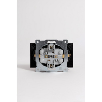 Розетка двойная с заземлением, без рамки Elbi Eleсtriс Zena Vega 609-014800-907-6