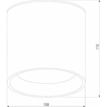 Накладной светильник Elektrostandard Light LED a056271-1
