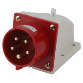 Вилка прямая 3P+PE+N Эра  VS-16-3P-PE-N-IP44