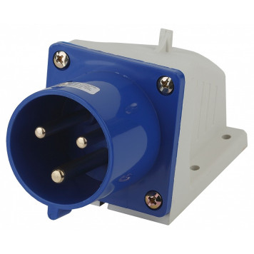 Вилка прямая 2P+PE Эра VS-32-2P-PE-IP44