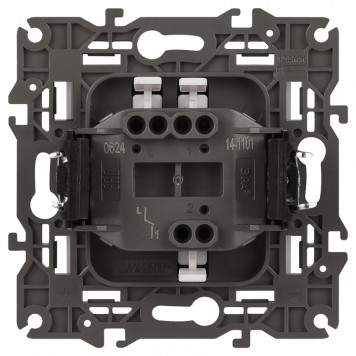 Выключатель одноклавишный без рамки Эра Эра Elegance 14-1101-01-4