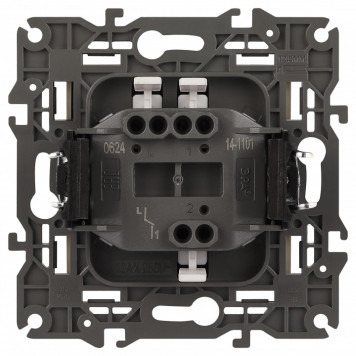 Выключатель одноклавишный без рамки Эра Эра Elegance 14-1101-02-2