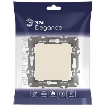 Выключатель одноклавишный без рамки Эра Эра Elegance 14-1101-02-5