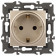 Розетка с заземлением и со шторкой, без рамки Эра Эра Elegance 14-2102-04