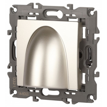 Розетка для вывод кабеля без рамки Эра Эра Elegance 14-6003-04-2