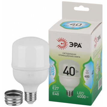 Лампа светодиодная Эра Green Line E27/E40 40Вт 4000K LED POWER T80-40W-840-E27/E40 GL-1