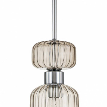 Подвесной светильник Escada Gloss 1141/1S Chrome/Beige-4