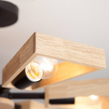 Потолочная люстра Eurosvet Klark 70056/8 черный-2