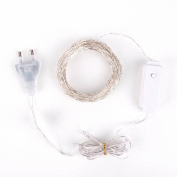 Гирлянда Супернить Eurosvet 400-009 400-009 белый 10 м IP20-2