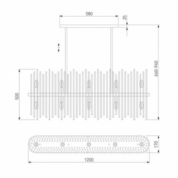 Светильник на штанге Bogate apos;s Allure 485/10 Smart-3
