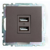 Розетка USB, без рамки Stekker Катрин 49027