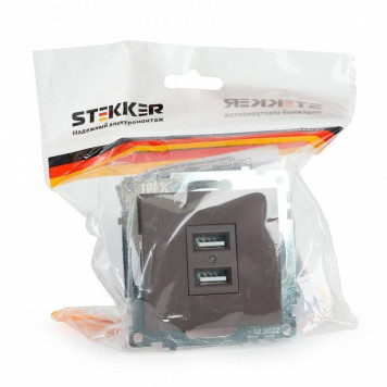 Розетка USB, без рамки Stekker Катрин 49027-3