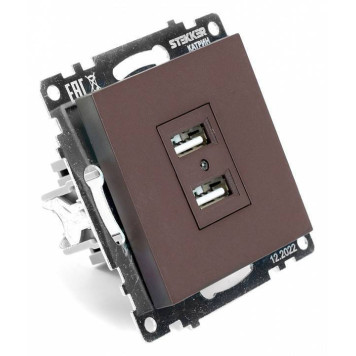 Розетка USB, без рамки Stekker Катрин 49027-4