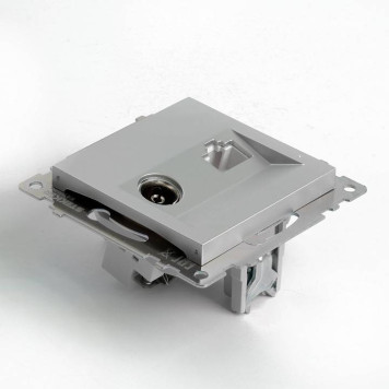 ТВ-розетка и розетка Ethernet RJ-45 без рамки Stekker GLS00-7106-03 49183-1