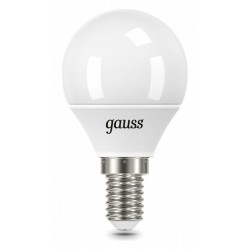 Лампа светодиодная Gauss Шар E14 6.5Вт 6500K 105101307