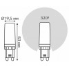 Лампа светодиодная Gauss G9 G9 5.5Вт 4100K 107309255-D