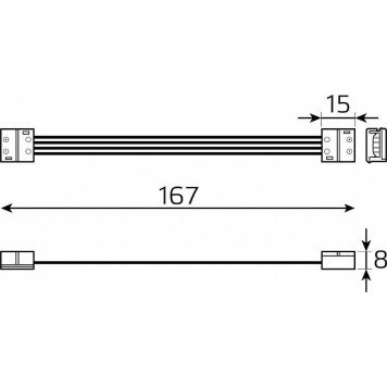 Соединитель лент гибкий Gauss Basic BT437-2