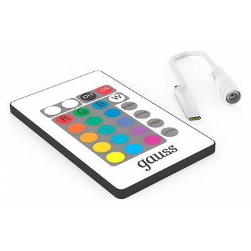 Контроллер-регулятор цвета RGB с пультом ДУ Gauss BT610