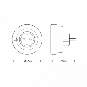 Ночник Gauss NS002-2