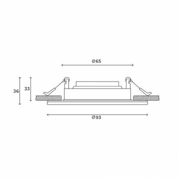 Встраиваемый светильник Hesby Lighting Aqua Breeze HSBL_0134-5