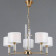 Подвесная люстра ILLUMICO GENOA IL0755-5PSQ-25 BRASS GENOA