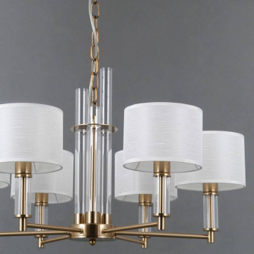 Подвесная люстра ILLUMICO GENOA IL0755-6PSQ-25 BRASS GENOA-1