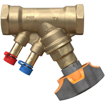 Клапан балансировочный ручной IMI STAD DN15 Kvs 2,56м3/ч без дренажа AMETAL PN25 Tmax 120°C
