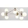 Люстра на штанге Imperiumloft Modo Chandelier White Glass 40,514