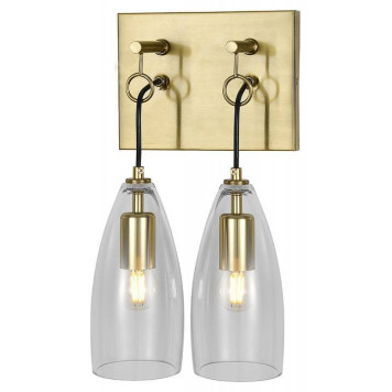 Бра Indigo Goccia 11064/2W Clear-1
