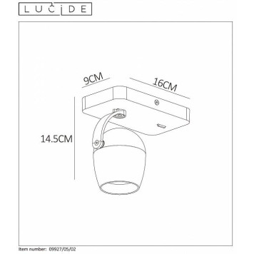 Бра Lucide Preston 09927/05/02-4
