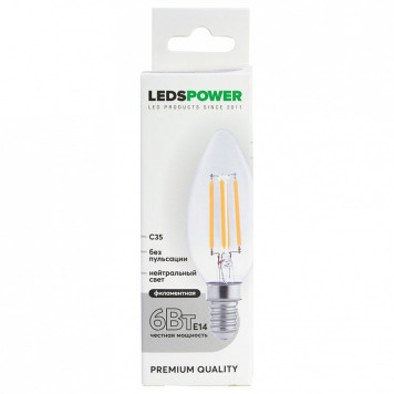 Лампа светодиодная LEDS POWER C35 007083-1