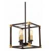 Люстра на штанге LUMINA DECO Waldorf LDP 1140-4 BK+MD